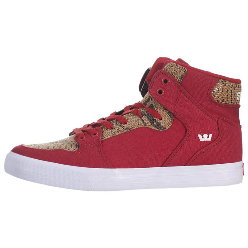 Zapatillas Altas Supra Argentina Hombre - VAIDER Rojas Marrones (UEDVP-3142)